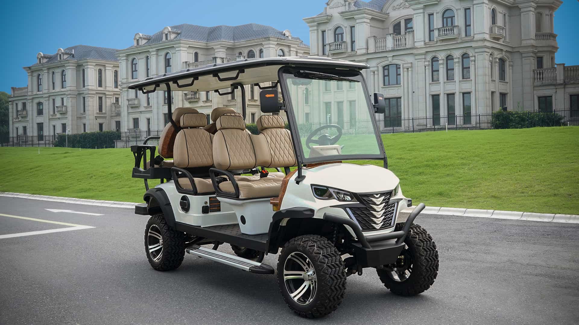 new premium electric golf carts